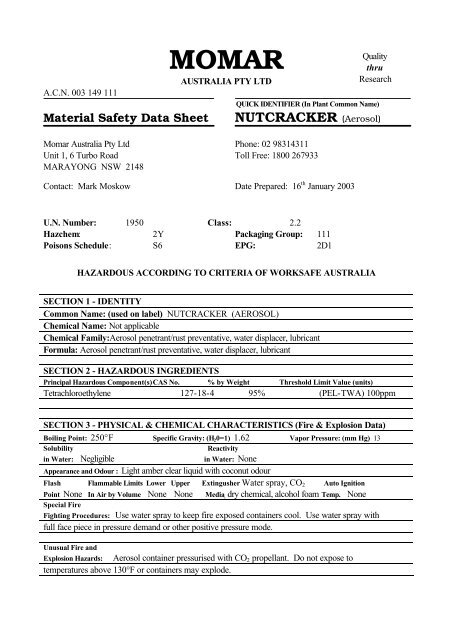 Momar Nutcracker Ds Doc