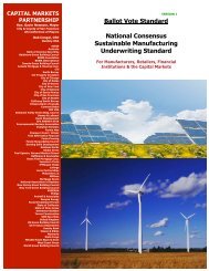 CMP Sustainable Manufacturing - MTS