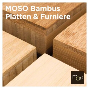 MOSO leaflet Platten & Plattenbelag - MOSO Bambus