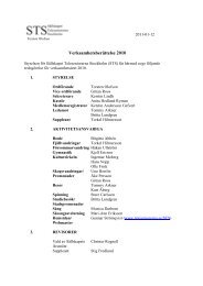 VerksamhetsberÃ¤ttelse 2010 - Teleseniorernas FÃ¶rbund