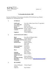 VerksamhetsberÃ¤ttelse 2009 - Teleseniorernas FÃ¶rbund, TF