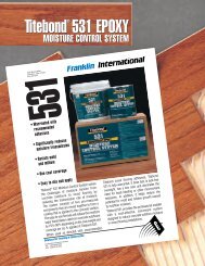 Franklin 531 Moisture Control System - FloorOne.com