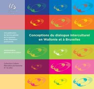 Conceptions du dialogue interculturel en Wallonie et Ã  Bruxelles
