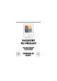 Passeport du migrant Quevy - CIMB