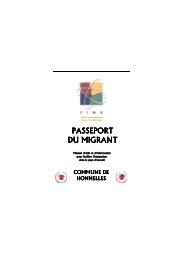 Passeport du migrant Honnelles - CIMB