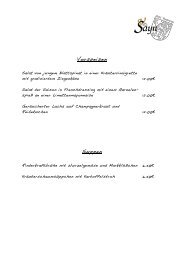 Vorspeisen Suppen