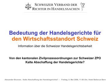 Alexander Brunner - Schweizer Verband der Richter in ...