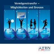 VermÃ¶genstransfer â€“ MÃ¶glichkeiten und Grenzen - FBN