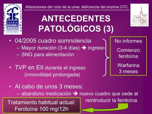 ALTERACIONES DEL CICLO DE LA UREA CON