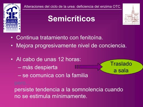 ALTERACIONES DEL CICLO DE LA UREA CON