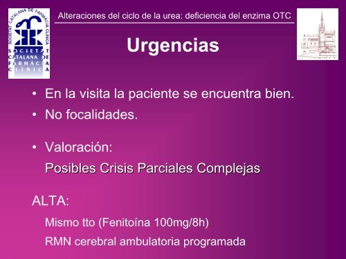 ALTERACIONES DEL CICLO DE LA UREA CON