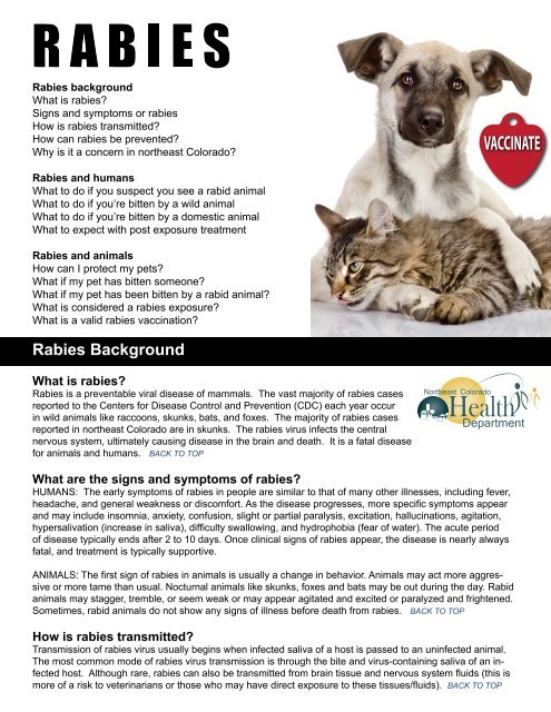 Rabies FAQs Rabies FAQs