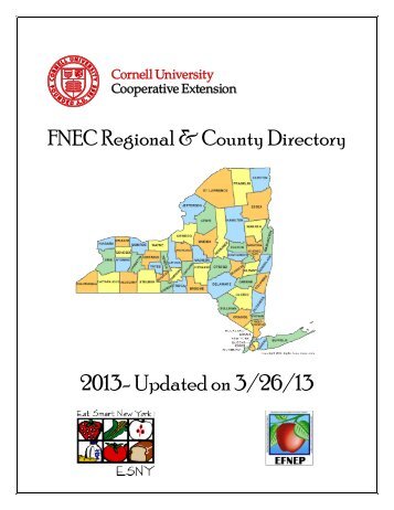 Directory of Programs - Cornell University