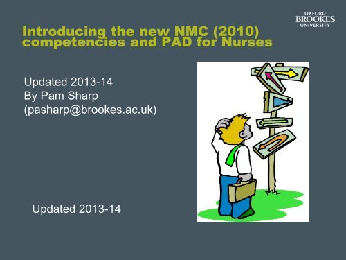 Introducing the New NMC comptencies and PAD for nurses