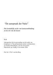 letterlijke tekst oratie (pdf) - Parlement & Politiek