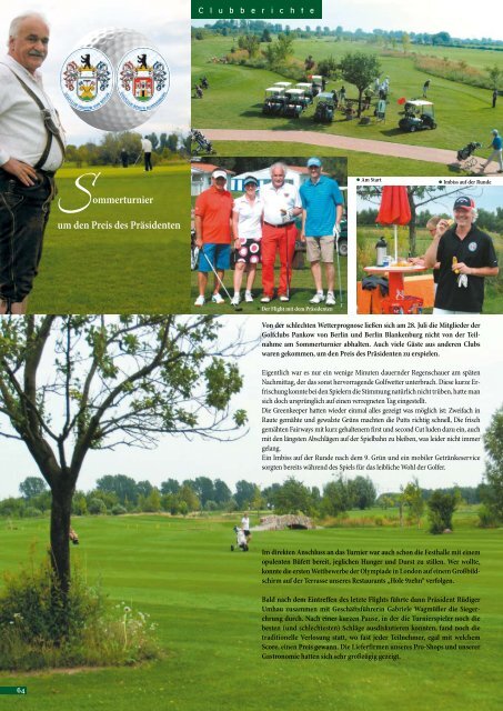 August 2012 - Golf Resort Berlin Pankow