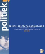 VVD-verkiezingsprogramma 2002 - Parlement & Politiek
