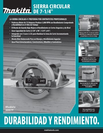 Tool Flyer - Makita