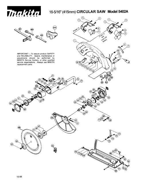 Makita 5402a deals