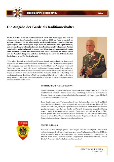 Ordensnachrichten 5/2012 - Jochen Ressel
