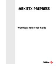 Reading the Workflow Reference Guide - arkitex - Agfa