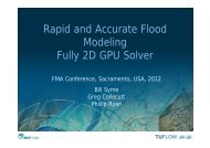 FMA Sacramento - Rapid Flood Modelling using a GPU ... - TUFLOW
