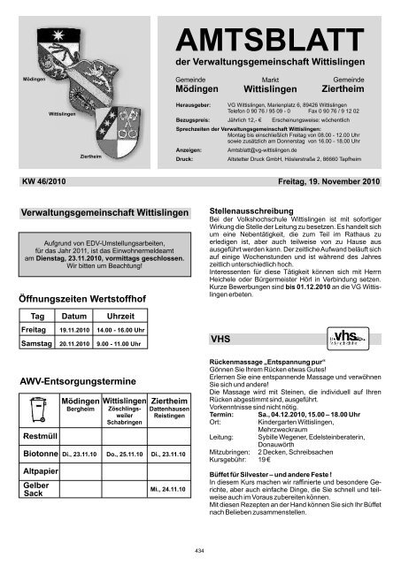 Wittislingen KW 46