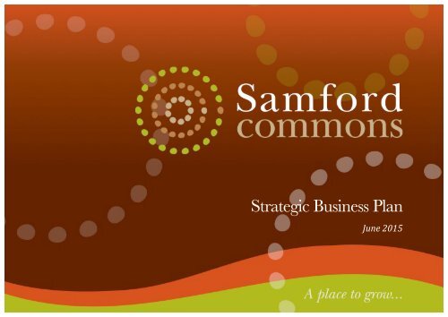 Samford Commons Strategic Business Plan