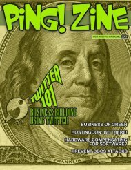 contents - Ping! Zine Web Tech Magazine