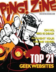 Zine (.pdf) - Ping! Zine Web Tech Magazine