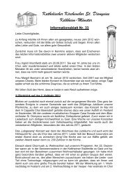 Informationsblatt Nr. 33 - kirchenchor-muenster.de