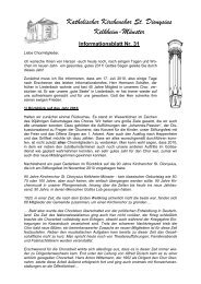 Informationsblatt Nr. 31 - kirchenchor-muenster.de