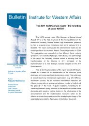 The 2011 NATO annual report â the heralding of a new ... - PoznaÅ