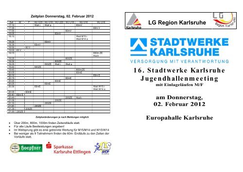 Ausschreibung - TGW Leichtathletik - Home