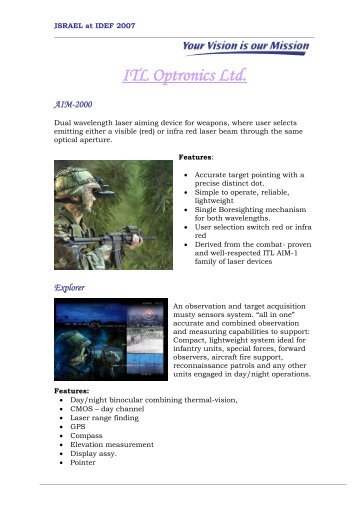ITL Optronics Ltd. AIM-2000 - Sibat