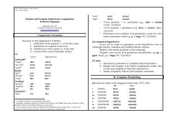 Vowel insertion + /t-/ prefixation - Mohamed Lahrouchi