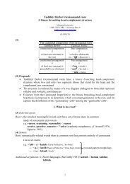 Tashlhiyt Berber triconsonantal roots - Mohamed Lahrouchi - Free