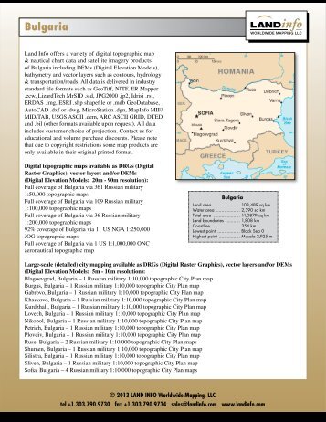 Bulgaria - Land Info