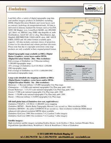 Zimbabwe - Land Info