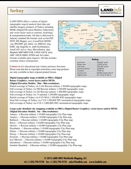 Turkey - Land Info