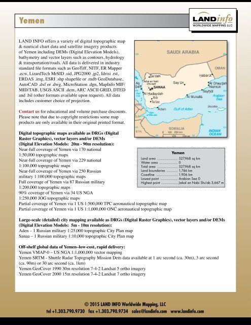Yemen - Land Info