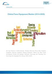 Global Farm Equipment Market (2014-2020)