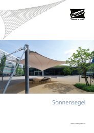 Sonnensegel - Planex Technik in Textil GmbH