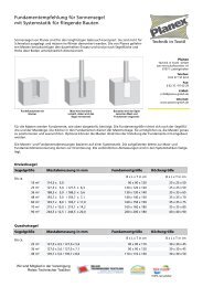 Fundamentempfehlung Sonnensegel mit Statik - Planex Technik in ...