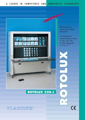 Brochure about ROTOLUX - Planilux