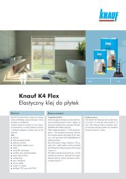 Knauf K4 Flex Elastyczny klej do płytek - Knauf Bauprodukte