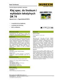 MUREXIN DK 74 - Klej do wykładzin linoleum - Budmarkus