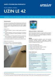 UZIN LE 42 - Klej do linoleum - Budmarkus