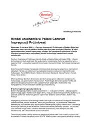 Informacja prasowa / PDF - Henkel