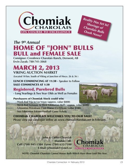 February 2013 - Charolais Banner